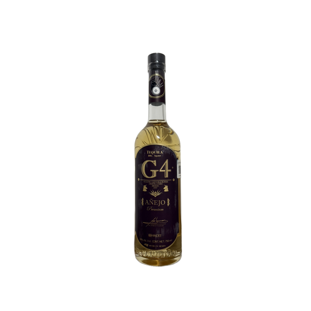 Tequila G4 Añejo a 38% de 750ml