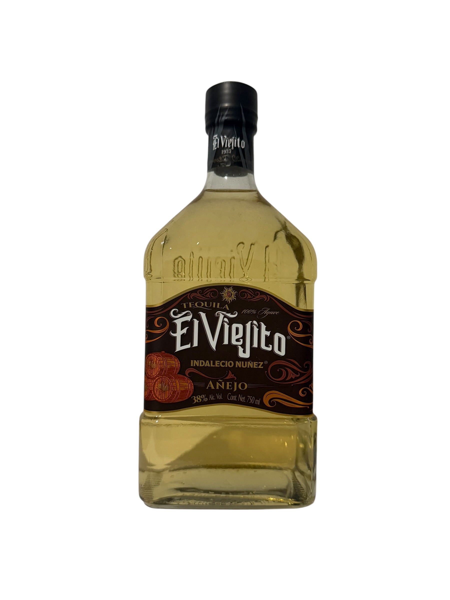 Tequila El Viejito Añejo a 38° de 750ml