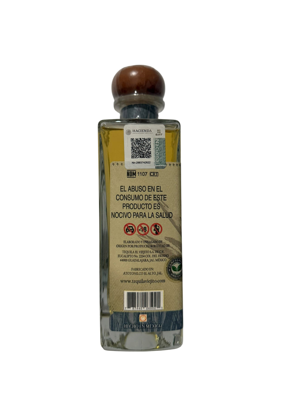 Tequila El Viejito Edición Especial 1937 Reposado a 37° de 750ml