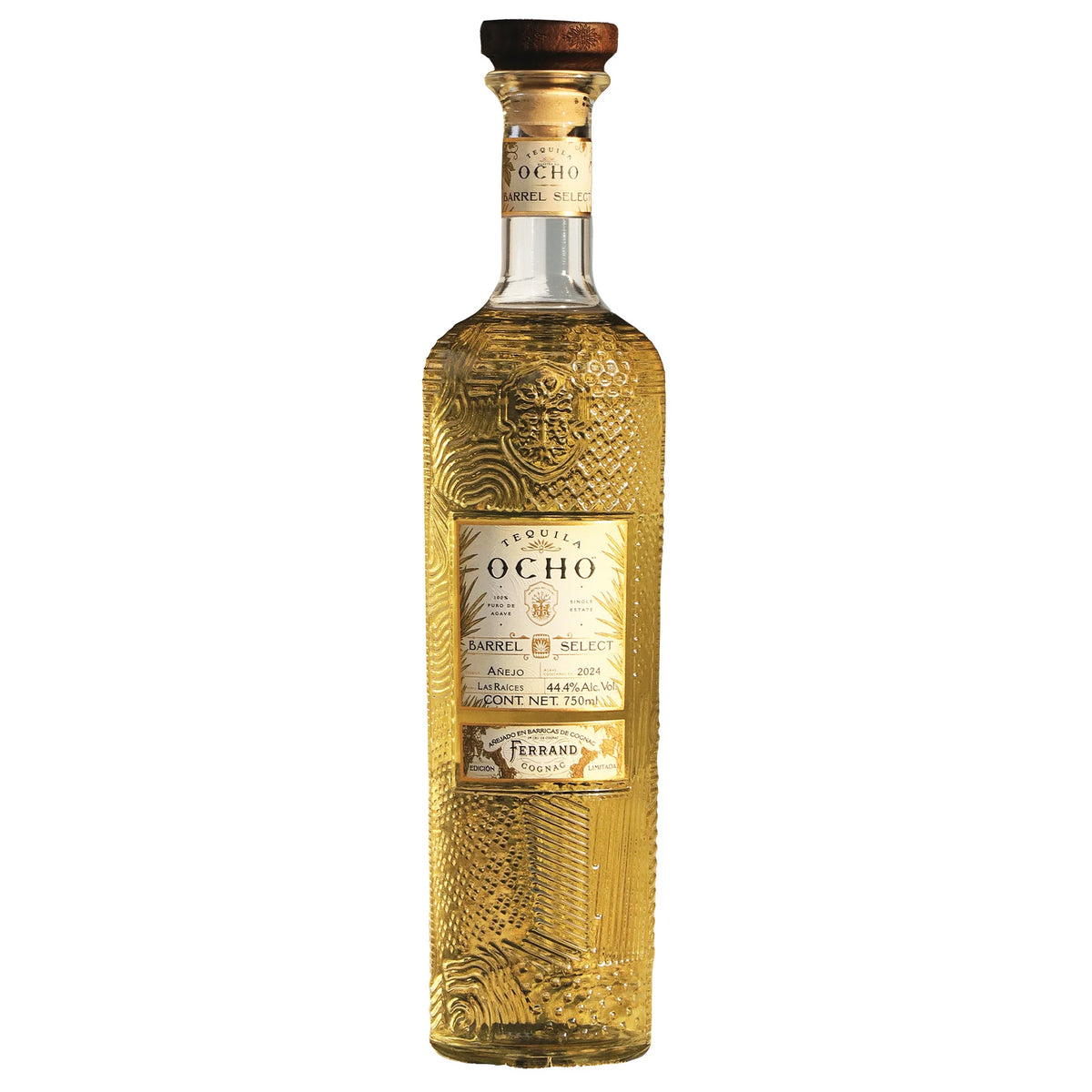 Tequila Ocho Añejo Ferrand Barrel Select 750 Ml