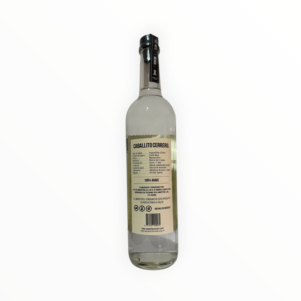 Destilado de Agave Caballito Cerrero Blanco a 50% de 700ml