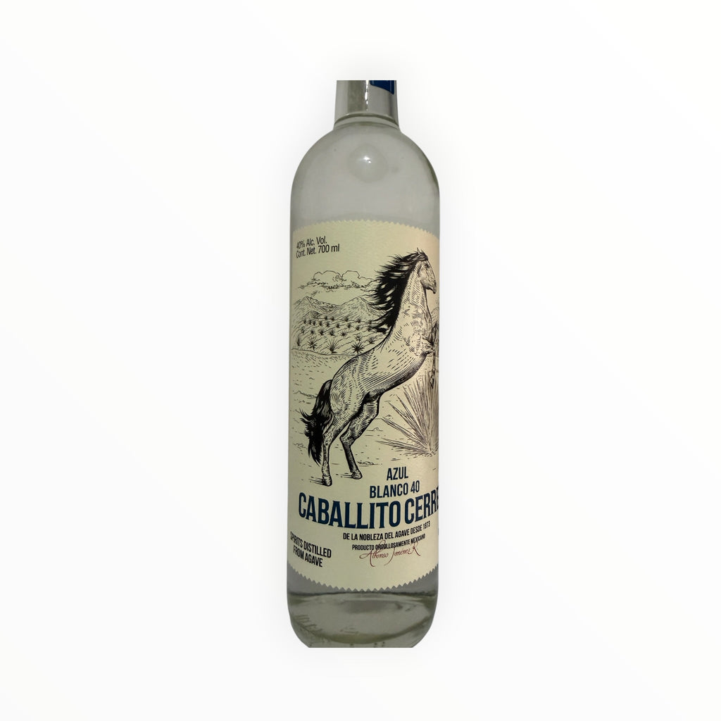 Destilado de Agave Caballito Cerrero Azul Blanco 40% de 700ml