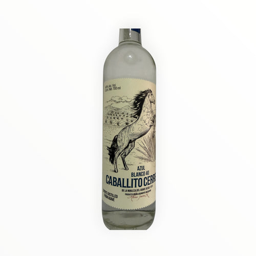 Destilado de Agave Caballito Cerrero Azul Blanco 40% de 700ml