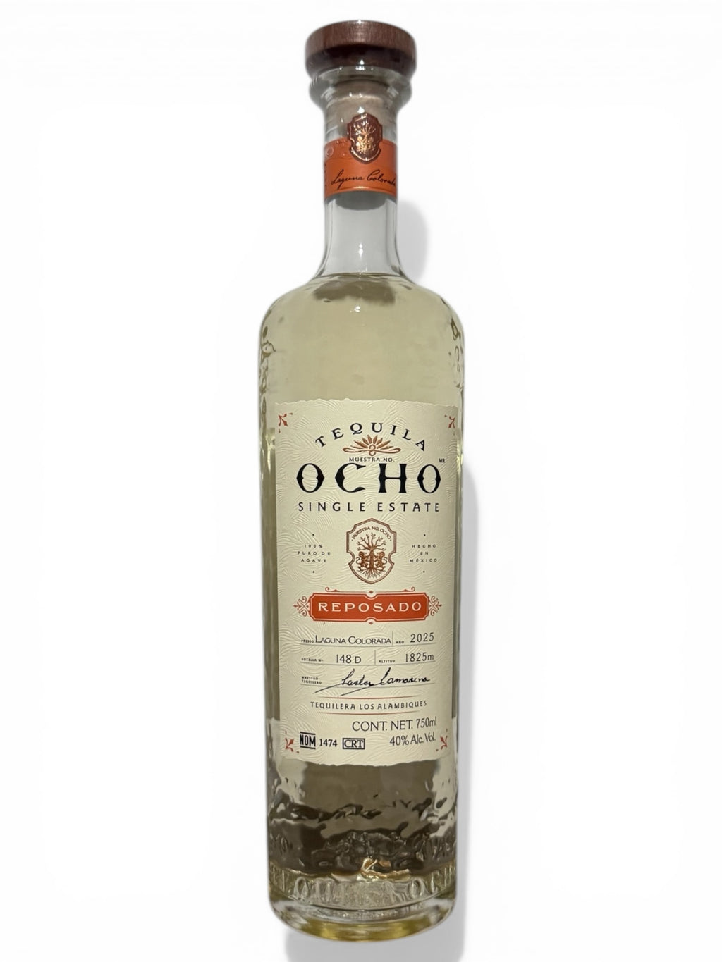 Tequila Ocho Reposado 40% 750ml