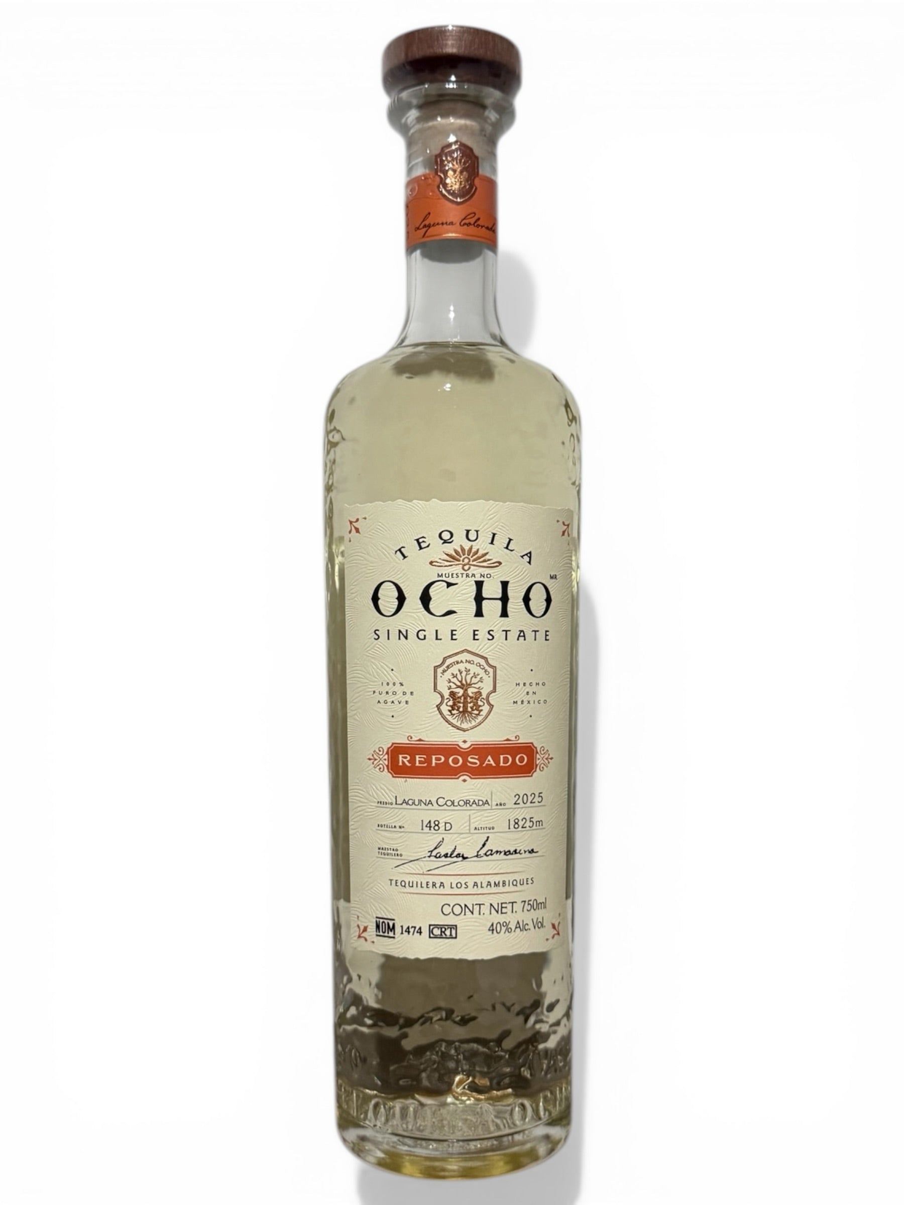 Tequila Ocho Reposado 40% 750ml