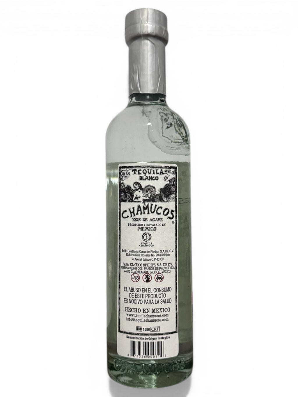 Tequila Chamucos Blanco a 40% 750ml
