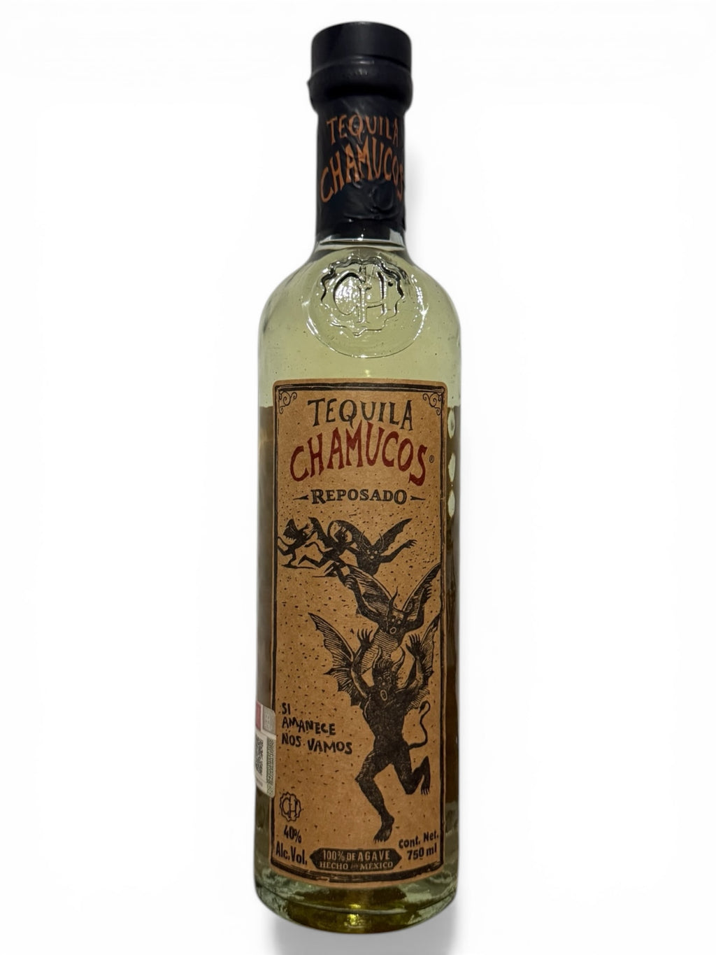 Tequila Chamucos Reposado a 40% de 750ml