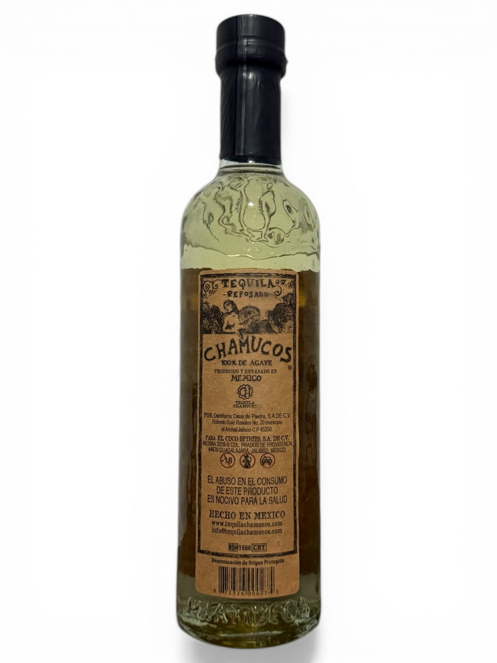 Tequila Chamucos Reposado a 40% de 750ml
