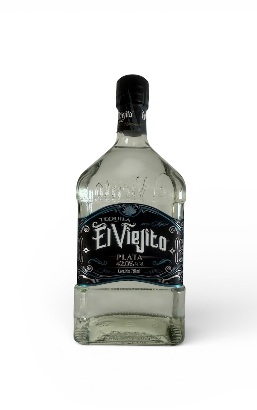 Tequila el Viejito Plata 42º Graduación de Antaño