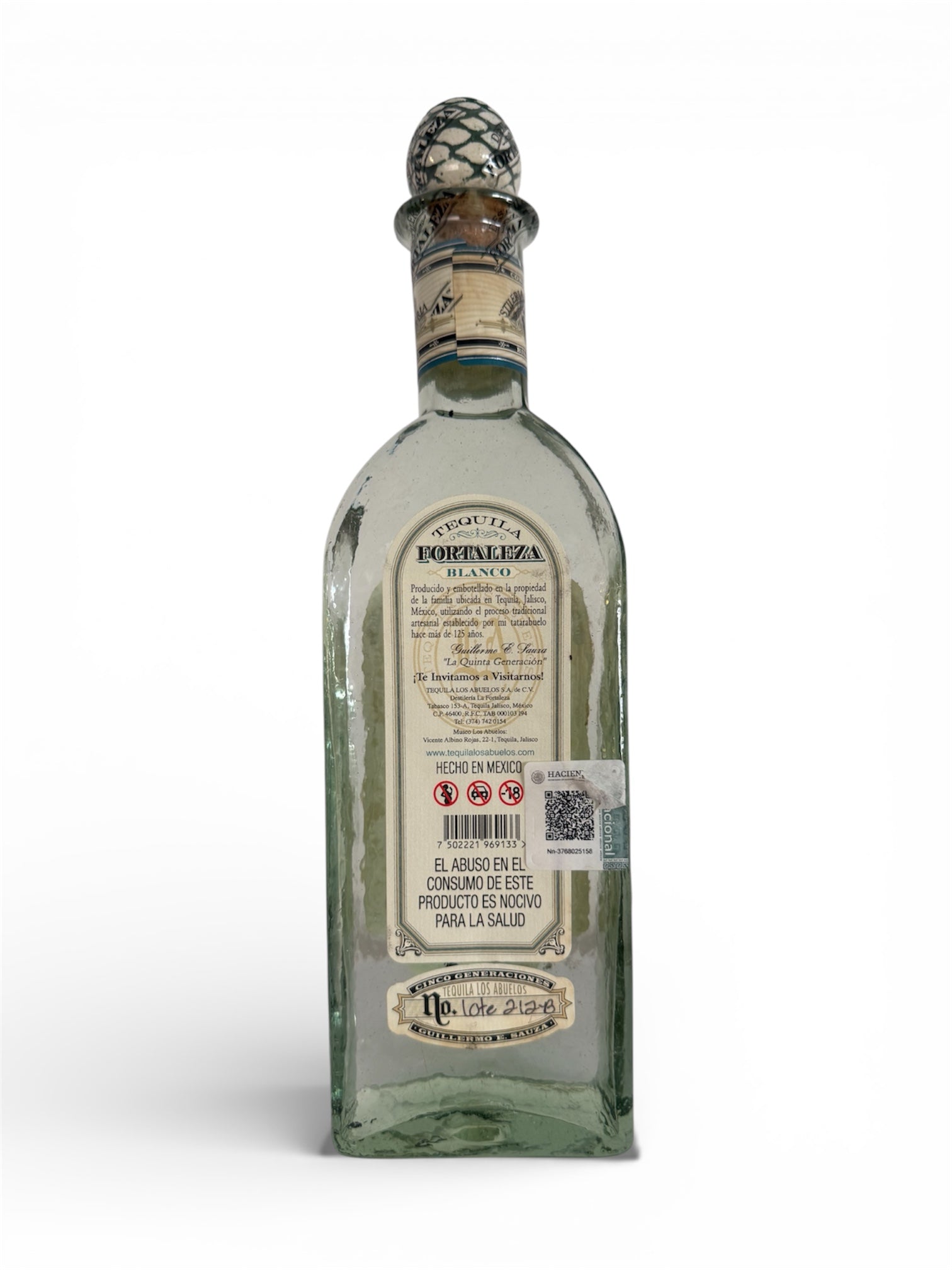 Tequila Fortaleza Blanco