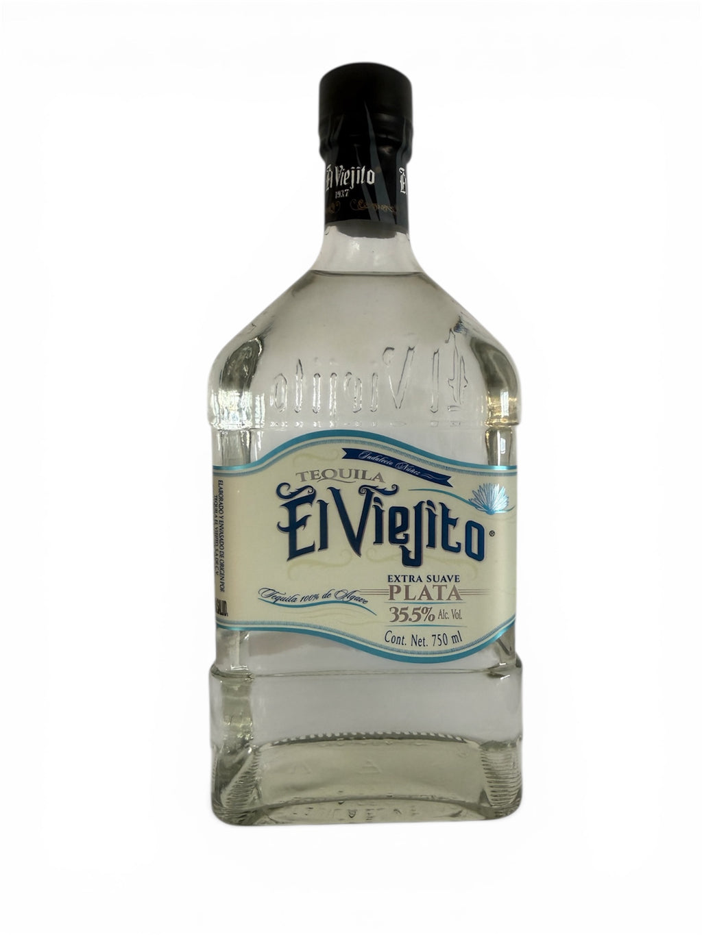 Tequila El Viejito Extra Suave Plata a 35.5%