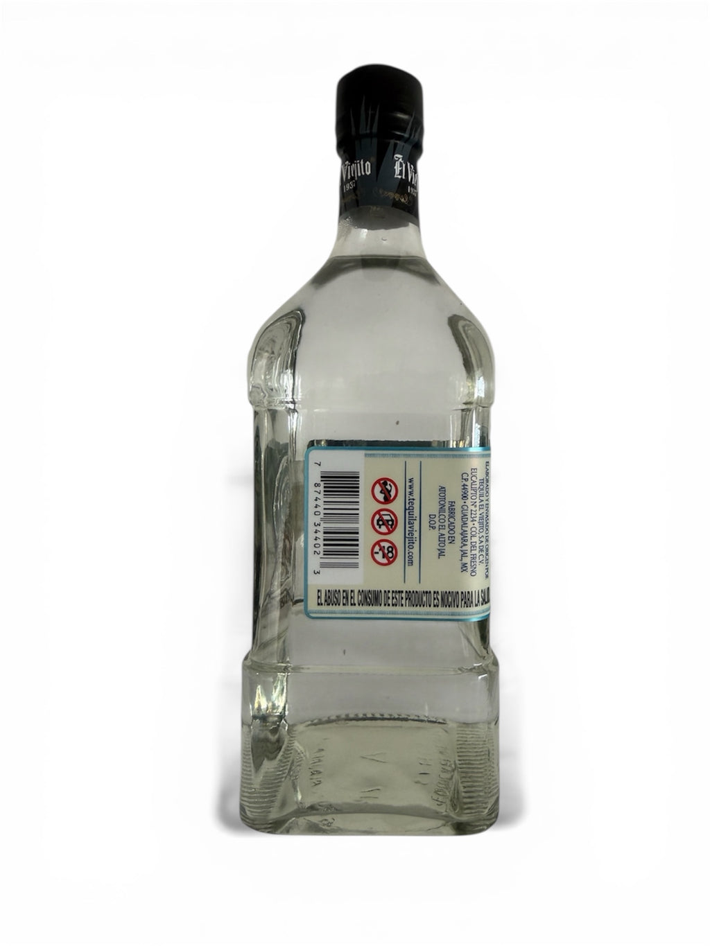 Tequila El Viejito Extra Suave Plata a 35.5%