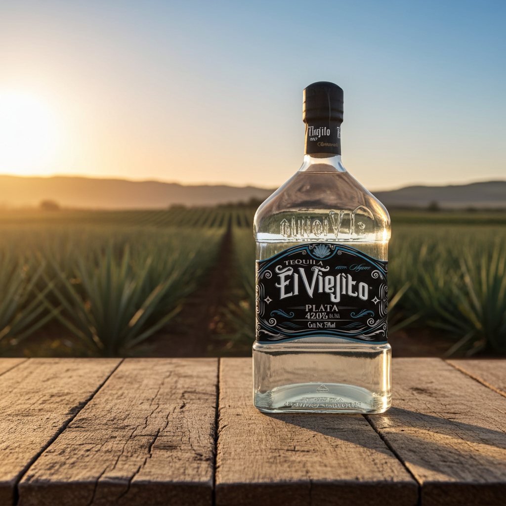 Tequila el Viejito Plata 42º Graduación de Antaño